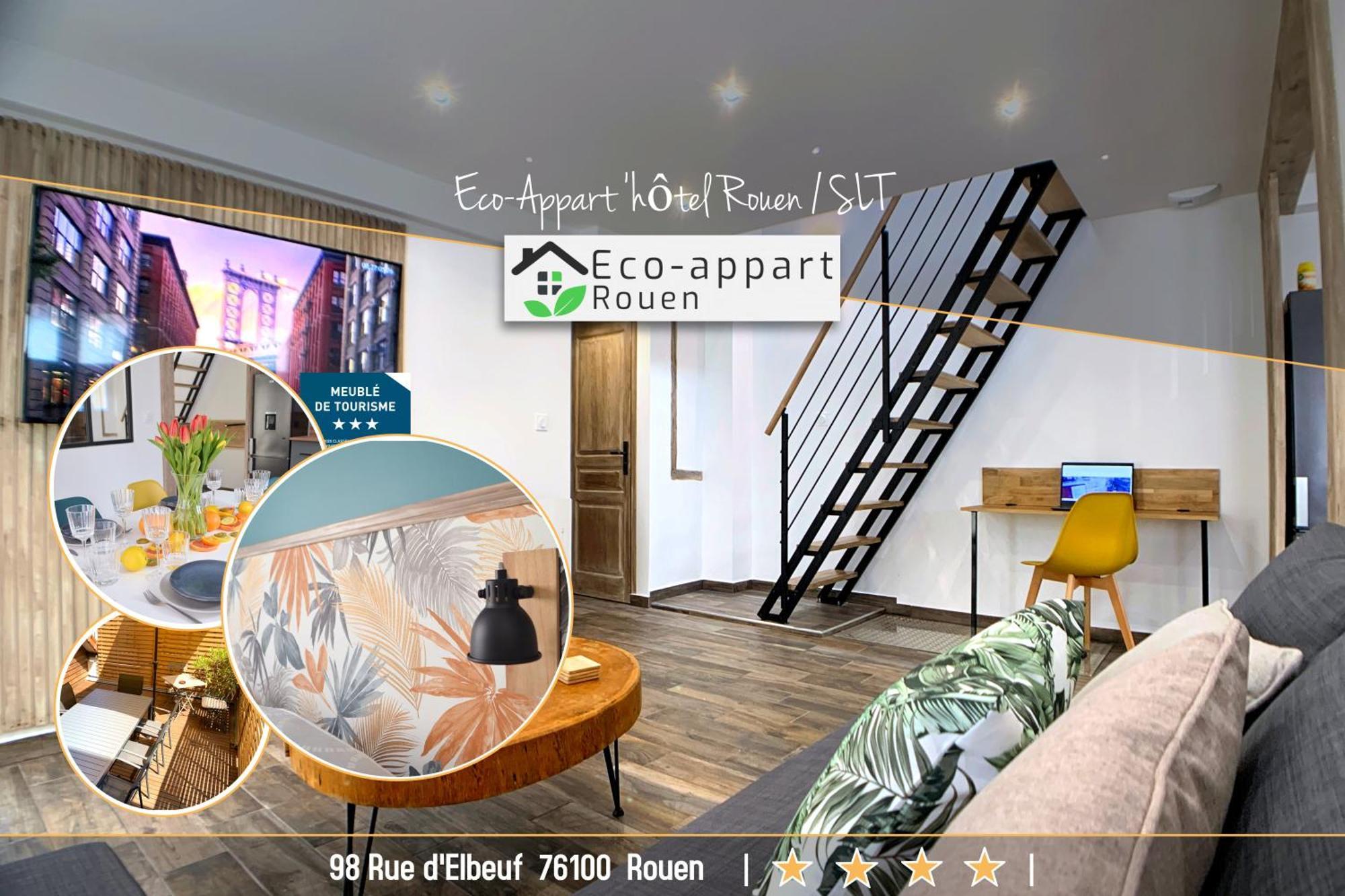 Eco-Appart'Hotel Rouen - Slt Dış mekan fotoğraf
